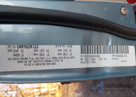 2009 Chrysler 300 Limited from USA, damaged, VIN 2C3KA33V69H543994